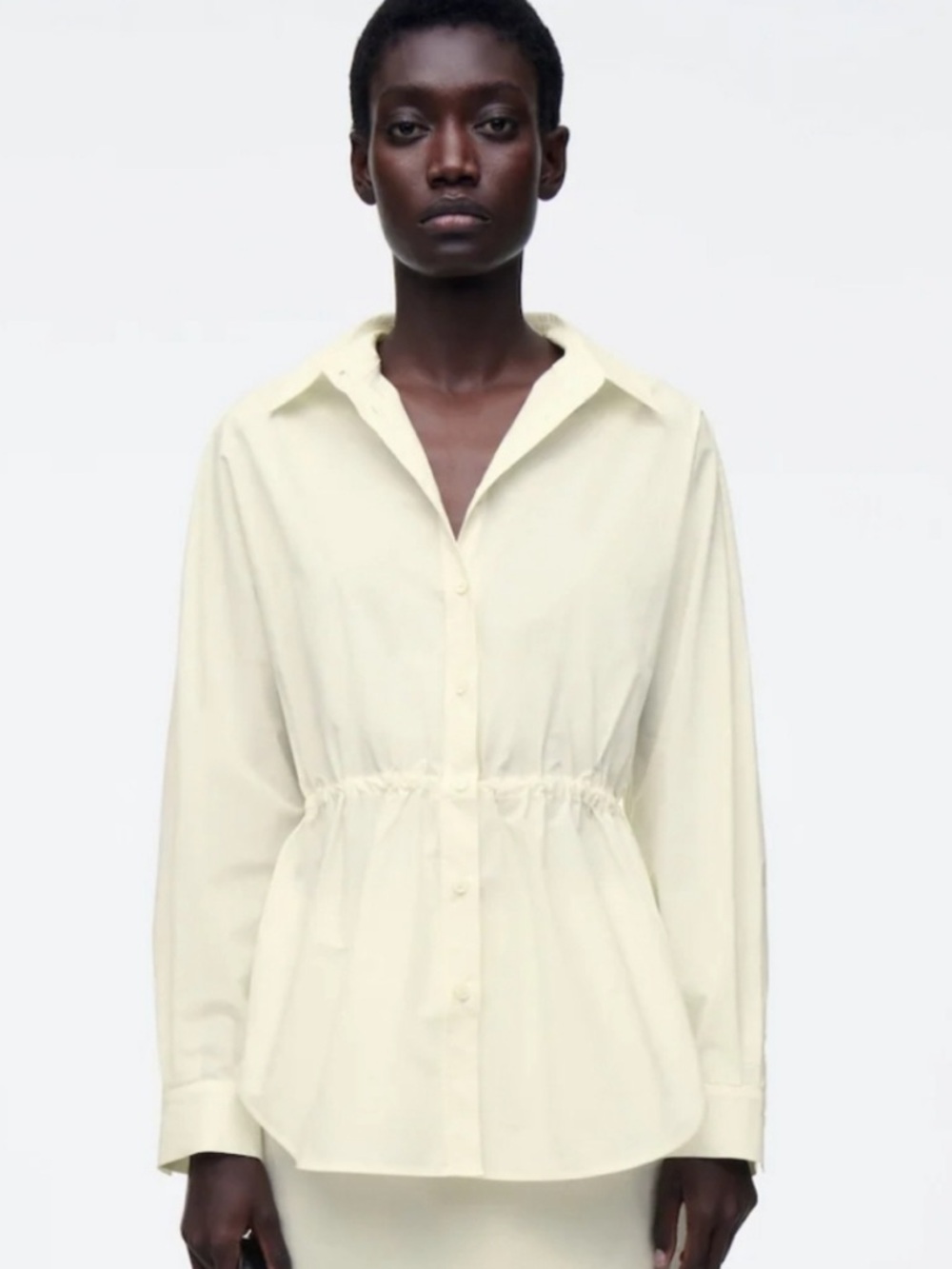 BRAND NEW COS Drawstring-Waist Shirt